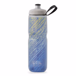 Polar Bottle - Sport Insulated 24oz Nimbus Moonlight Blue & Gold - Leak Proof Water Bottles Keep Water Cooler 2x Longer than ...
