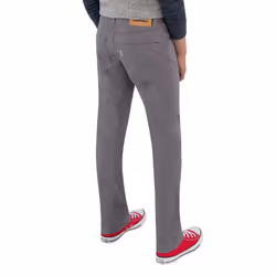 Levi's Boys' Big 511 Slim Fit Uniform Pants  Dark Gull Grey  12