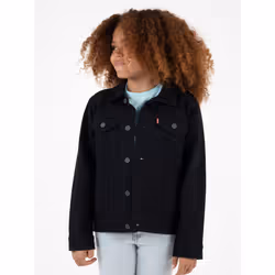 Levi's Boys' Denim Trucker Jacket  Black  L