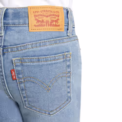 Levi's Girls' High Rise Straight Fit Jeans  Bauhaus Blues