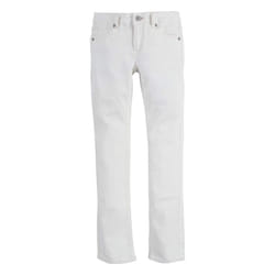 Levi's Girls' Big 711 Skinny Fit Jeans  White  10