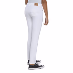 Levi's Girls' Big 711 Skinny Fit Jeans  White  10