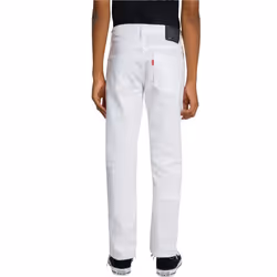 Levi's Boys' Big 510 Super Skinny Fit Jeans  White  12