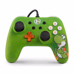 PowerA Wired Controller for Nintendo Switch - Yoshi, Gamepad, Nintendo Switch, D-pad, Analogue / Digital, Wired, USB