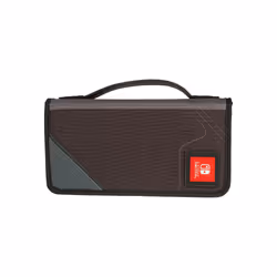 PowerA 1515518-01, Folio, Nintendo, Brown, Grey, Scratch resistant, Shock resistant, Splash proof, Zipper