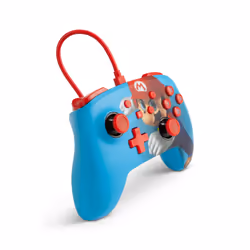 PowerA Enhanced Wired Controller For Nintendo Switch – Mario Punch Multicolour USB Gamepad Analogue / Digital