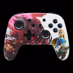 PowerA Enhanced Wireless Controller for Nintendo Switch - Blood Moon Zelda, Gamepad, Nintendo Switch, Nintendo Switch Lite, A ...