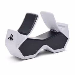 PowerA Twin Charging Station for DualSense Wireless Controllers (UK), PlayStation 5, Charging stand, Black, White, Sony, Chin ...