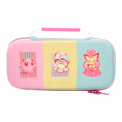 PowerA NSCS0125-01, Cover, Nintendo, Green, Pink, Yellow, Felt, Rubber, Nintendo Switch, Nintendo Switch Lite, Nintendo Switc ...