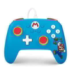 PowerA NSGP0198-01 Gaming Controller Blue USB Gamepad Analogue Nintendo Switch, Nintendo Switch OLED