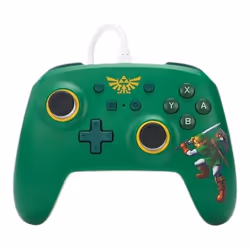 PowerA NSGP0199-01, Gamepad, Nintendo Switch, Wired, USB, Green, White, Yellow, 3 m
