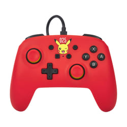 PowerA NSGP0200-01 Gaming Controller Red USB Gamepad Analogue Nintendo Switch, Nintendo Switch OLED
