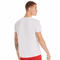 Hanes Men Hanes Men's White Performance Moisture-Wicking Crewneck Undershirt Tees  5-Pack