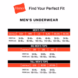 Hanes Men Hanes Men's White Performance Moisture-Wicking Crewneck Undershirt Tees  5-Pack