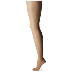 Hanes Women's Silk Reflections Control Top Pantyhose Sheer Toe 717-Multiple Packs Available  Barely There 6-Pack  E-F