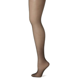 Hanes Silk Reflections Control Top Sheer Toe Silky Sheer Pantyhose  Jet  Size CD (Pack of 6)