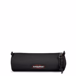 Eastpak Round, Soft pencil case, Nylon, Black, Monochromatic, Zipper, Any gender