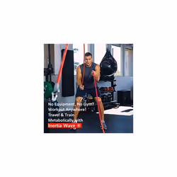 Gronk Fitness Inertia Wave  Workout Ropes Edition | Battle Rope Alternative for Strength Training | Rubber Battle Ropes | Elastic Battle Ropes for a