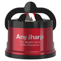AnySharp Pro World's Best Knife Sharpener - Red