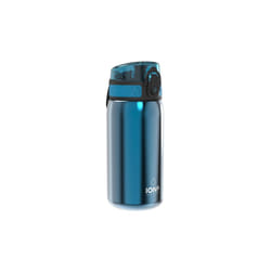 Ion8 Leak Proof Kids' Water Bottle, Stainless Steel, 400ml - Blue