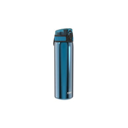 Ion8 Leak Proof Slim Water Bottle, Stainless Steel, 600ml - Blue