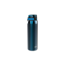 Ion8 Leak Proof 1 litre Sports Water Bottle, Stainless Steel, 1200ml - Blue