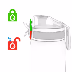 Ion8 Leak Proof 1 litre Sports Water Bottle, Stainless Steel, 1200ml - Grey