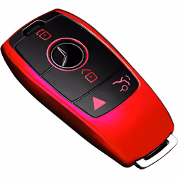 Tukellen for Mercedes Benz Key fob cover,Special Soft TPU Key case Protector compatible with Mercedes Benz 2017-2021 E-class  ...