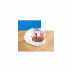Kenwood Mini Chopper, 0.35 Litre Dishwasher Safe Bowl, 2 Speeds, Rubber Feet for Food Chopper Stability, 300 W, CH180A, White