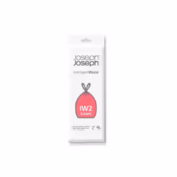 Joseph Joseph Intelligent IW2 Bin Liners Custom Fit Bags for Food Waste Caddy 1 Gallon / 4 Liter 100% Compostable  50 Count ( ...