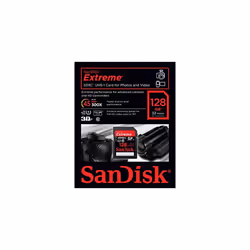SDSDX-128G-X46 Extreme SDXC UHS-I Class 10 Memory Card up to 45MB/s read - 128 GB