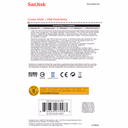 SanDisk Cruzer Glide USB flash drive 64 GB USB Type-A 2.0 Black, Red - Additional view 5