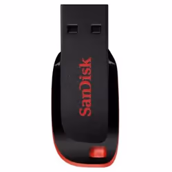 SanDisk Cruzer Blade USB flash drive 64 GB USB Type-A 2.0 Black, Red - Additional view 4