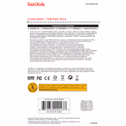SanDisk Cruzer Blade USB flash drive 16 GB USB Type-A 2.0 White - Additional view 5