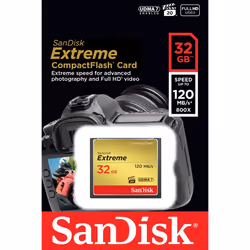 SanDisk 32GB Extreme CF CompactFlash