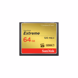 SanDisk 64 GB Extreme CompactFlash Memory Card SDCFXS-064G-A46