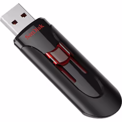 SanDisk UFM 32GB USB CRUZER GLIDE 3.0 USB flash drive USB Type-A 3.2 Gen 1 (3.1 Gen 1) Black, Red