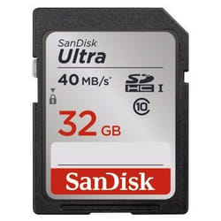 SanDisk 32GB SDHC, UHS-I Class 10