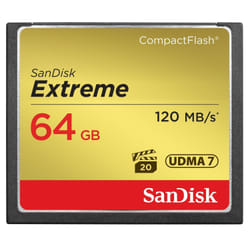 SanDisk 64GB Extreme, CF CompactFlash