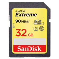 SanDisk 32GB Extreme SDHC U3/Class 10 UHS-I