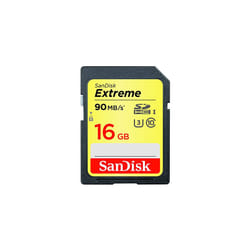 Sandisk Extreme SDHC 16GB 90MB/S C10 Flash Memory Card (SDSDXNE-016G-ANCIN)