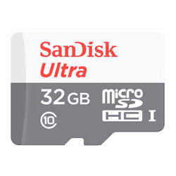 SanDisk Ultra microSDXC UHS-I 32GB, 32 GB, MicroSDHC, Class 10, 48 MB/s, Grey, White