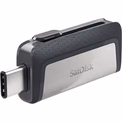 SanDisk Ultra Dual Drive USB Type-C USB flash drive 16 GB USB Type-A / USB Type-C 3.2 Gen 1 (3.1 Gen 1) Black, Silver