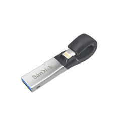 SanDisk iXpand USB flash drive 16 GB USB Type-A / Lightning 3.2 Gen 1 (3.1 Gen 1) Black, Silver