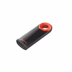 SanDisk Cruzer Dial, 32 GB, USB Type-A, 2.0, Slide, 7.36 g, Black, Red