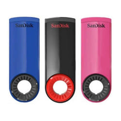 SanDisk Cruzer Dial USB flash drive 16 GB USB Type-A 2.0 Black, Blue, Pink