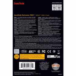 SanDisk Extreme Pro 32 GB UHS-I Class 10 SDHC Memory Card