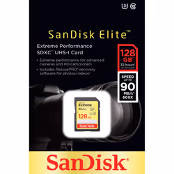 SanDisk 128GB Extreme PLUS SDHC UHS-1
