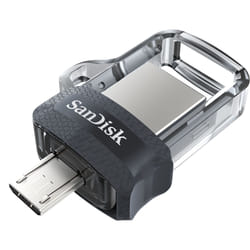 SanDisk 32GB Ultra Dual Drive m3.0 USB flash drive USB Type-A / Micro-USB 3.2 Gen 1 (3.1 Gen 1) Grey