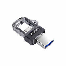 SanDisk Ultra Dual m3.0 USB flash drive 64 GB USB Type-A / Micro-USB 3.2 Gen 1 (3.1 Gen 1) Black, Silver, Transparent - Additional view 6